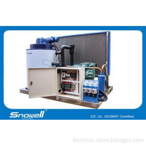 1.5 - 2.2mm Flake Ice Maker Machine For Concrete Cooling ,
